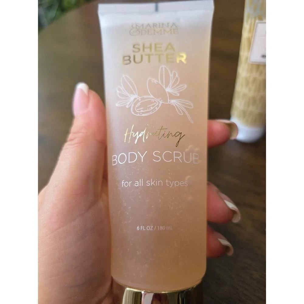 LOT OF 2 Origins Ginger Burst Savory Body Wash 2.5 oz & Marisa Odeme Shea Butter